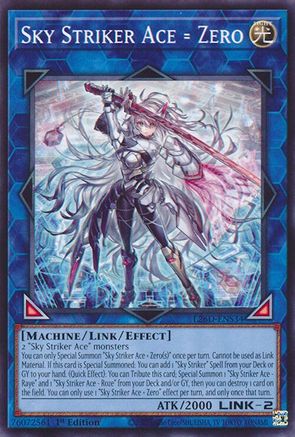 Sky Striker Ace = Zero [L26D-ENS34] - Legendary Modern Decks 2026 1st Edition - Common / Short Print - Trinity Hobby