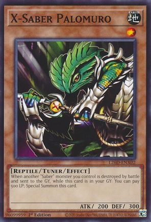 X-Saber Palomuro [L26D-ENX02] - Legendary Modern Decks 2026 1st Edition - Common / Short Print - Trinity Hobby