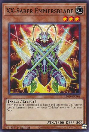 XX-Saber Emmersblade [L26D-ENX08] - Legendary Modern Decks 2026 1st Edition - Common / Short Print - Trinity Hobby