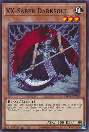 XX-Saber Darksoul [L26D-ENX10] - Legendary Modern Decks 2026 1st Edition - Common / Short Print - Trinity Hobby