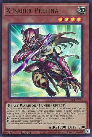 X-Saber Pellina (Ultra Rare) [L26D-ENX14] - Legendary Modern Decks 2026 1st Edition - Ultra Rare - Trinity Hobby