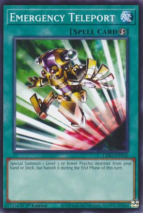 Emergency Teleport [L26D-ENX16] - Legendary Modern Decks 2026 1st Edition - Common / Short Print - Trinity Hobby