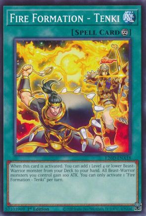 Fire Formation - Tenki [L26D-ENX18] - Legendary Modern Decks 2026 1st Edition - Common / Short Print - Trinity Hobby