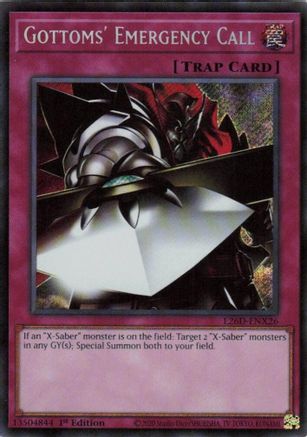Gottoms' Emergency Call (Secret Rare) [L26D-ENX26] - Legendary Modern Decks 2026 1st Edition - Secret Rare - Trinity Hobby