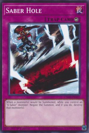 Saber Hole [L26D-ENX27] - Legendary Modern Decks 2026 1st Edition - Common / Short Print - Trinity Hobby