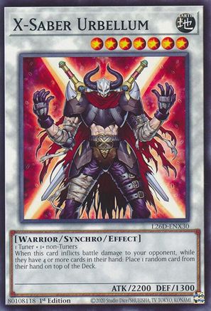 X-Saber Urbellum [L26D-ENX30] - Legendary Modern Decks 2026 1st Edition - Common / Short Print - Trinity Hobby