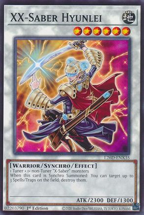XX-Saber Hyunlei [L26D-ENX35] - Legendary Modern Decks 2026 1st Edition - Common / Short Print - Trinity Hobby