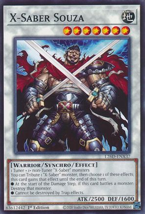 X-Saber Souza [L26D-ENX37] - Legendary Modern Decks 2026 1st Edition - Common / Short Print - Trinity Hobby