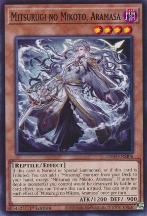 Mitsurugi no Mikoto, Aramasa [L26D-ENM06] - Legendary Modern Decks 2026 1st Edition - Common / Short Print - Trinity Hobby