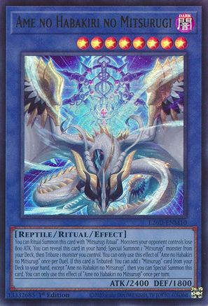 Ame no Habakiri no Mitsurugi [L26D-ENM10] - Legendary Modern Decks 2026 1st Edition - Ultra Rare - Trinity Hobby