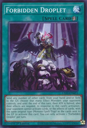 Forbidden Droplet [L26D-ENM13] - Legendary Modern Decks 2026 1st Edition - Common / Short Print - Trinity Hobby