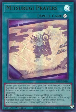 Mitsurugi Prayers (Ultra Rare) [L26D-ENM14] - Legendary Modern Decks 2026 1st Edition - Ultra Rare - Trinity Hobby