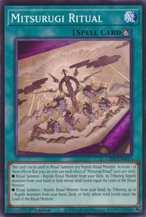 Mitsurugi Ritual [L26D-ENM15] - Legendary Modern Decks 2026 1st Edition - Common / Short Print - Trinity Hobby