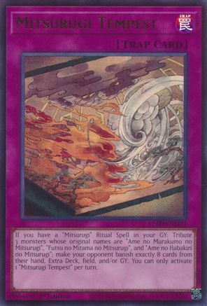 Mitsurugi Tempest [L26D-ENM21] - Legendary Modern Decks 2026 1st Edition - Ultra Rare - Trinity Hobby