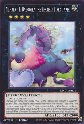 Number 41: Bagooska the Terribly Tired Tapir [L26D-ENM24] - Legendary Modern Decks 2026 1st Edition - Common / Short Print - Trinity Hobby