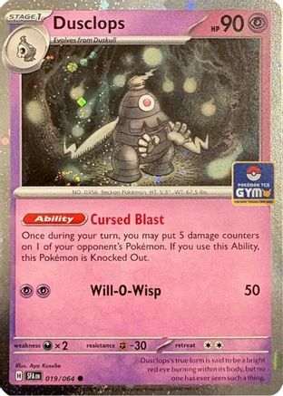 Dusclops (Southeast Asia Exclusive) - (019) Holofoil [League & Championship Cards] - Trinity Hobby