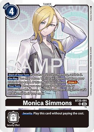 Monica Simmons (BT25-091) - [Dual Revolution] Foil