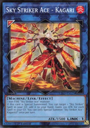 Sky Striker Ace - Kagari (Alternate Art) [L26D-ENS25] - Legendary Modern Decks 2026 1st Edition - Common / Short Print - Trinity Hobby