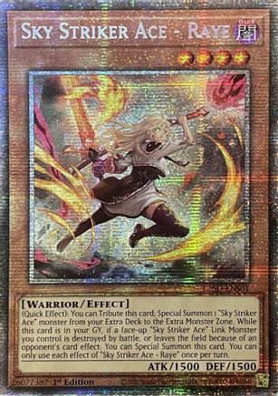 Sky Striker Ace - Raye (Alternate Art) (Starlight Rare) [L26D-ENS01] - Legendary Modern Decks 2026 1st Edition - Starlight Rare - Trinity Hobby