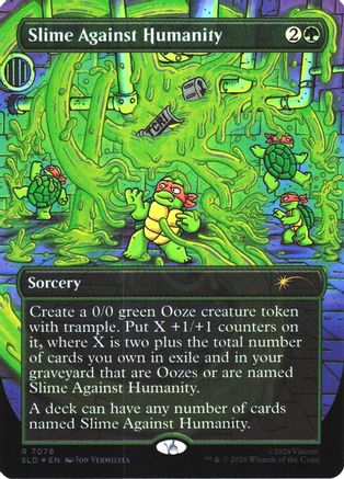 Slime Against Humanity (7078)  [Foil]  (SLD-7078) - [Secret Lair Drop Series] - Trinity Hobby