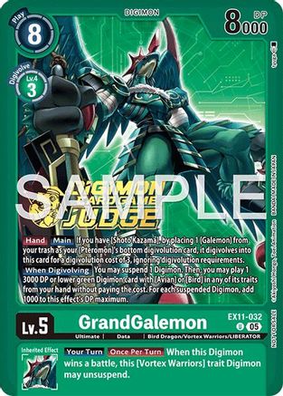 GrandGalemon (Judge Pack 9) (EX11-032) - [Dawn of Liberator] Foil