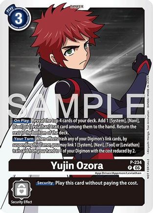 Yujin Ozora (Store Tournament 2026 Vol. 2 Participation Pack) (P-234) - [Digimon Promotion Cards] - Trinity Hobby