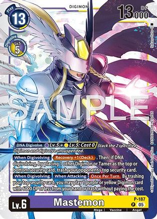 Mastemon - P-187 (Reprint) (P-187) - [Advanced Booster Digimon Generation] Foil - Trinity Hobby
