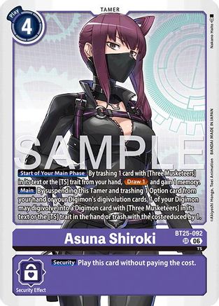 Asuna Shiroki (BT25-092) - [Dual Revolution] Foil