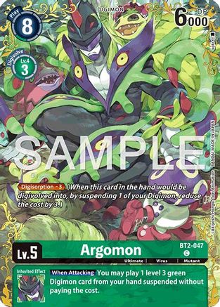 Argomon - BT2-047 (Alternate Art) (BT2-047) - [Dual Revolution] Foil