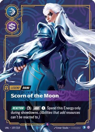 Diana - Scorn of the Moon (197/219) - Unleashed Foil - Trinity Hobby