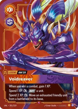 Kha'Zix - Voidreaver (201/219) - Unleashed Foil - Trinity Hobby