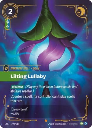 Lilting Lullaby (190/219) - Unleashed Foil - Trinity Hobby