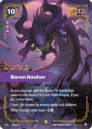 Baron Nashor (Alternate Art) (147a/219) - Unleashed Foil - Trinity Hobby