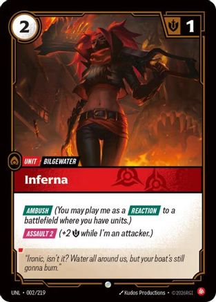 Inferna (002/219) - Unleashed - Trinity Hobby