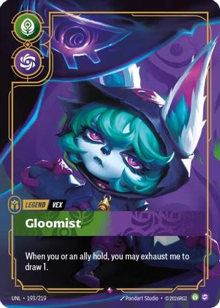 Vex - Gloomist (193/219) - Unleashed Foil - Trinity Hobby