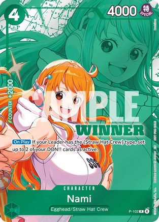 Nami (Winner Pack 2026 Vol. 2) (P-102) - [One Piece Promotion Cards] Foil