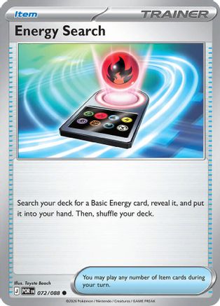 Energy Search - (072) Reverse Holofoil [ME03 Perfect Order] - Trinity Hobby