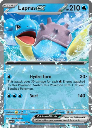 Lapras ex - (022) Holofoil [ME03 Perfect Order] - Trinity Hobby