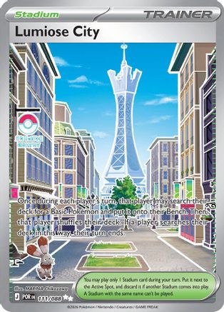 Lumiose City - (111/088) Holofoil [ME03 Perfect Order] - Trinity Hobby