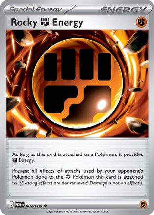 Rocky Fighting Energy - (087) Reverse Holofoil [ME03 Perfect Order] - Trinity Hobby