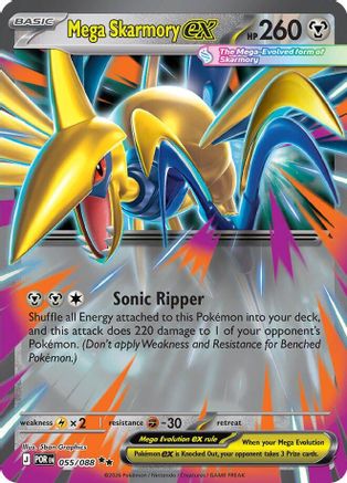 Mega Skarmory ex - (055/088) Holofoil [ME03 Perfect Order] - Trinity Hobby