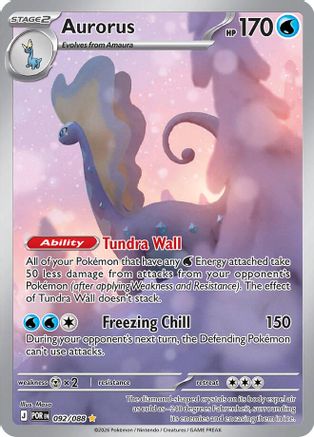 Aurorus - (092/088) Holofoil [ME03 Perfect Order] - Trinity Hobby