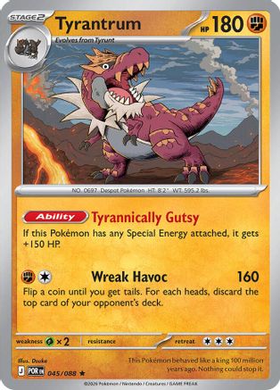 Tyrantrum - (045) Holofoil [ME03 Perfect Order] - Trinity Hobby