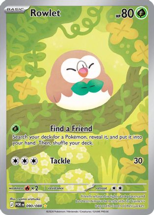 Rowlet - (090/088) Holofoil [ME03 Perfect Order] - Trinity Hobby