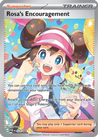Rosa's Encouragement - (123/088) Holofoil [ME03 Perfect Order] - Trinity Hobby