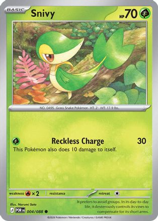 Snivy - (004) Reverse Holofoil [ME03 Perfect Order] - Trinity Hobby
