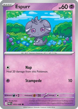 Espurr - (033/088) [ME03 Perfect Order] - Trinity Hobby