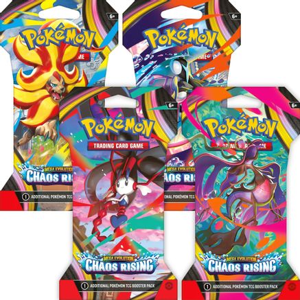 Chaos Rising Sleeved Booster Pack Art Bundle [Set of 4] - Trinity Hobby
