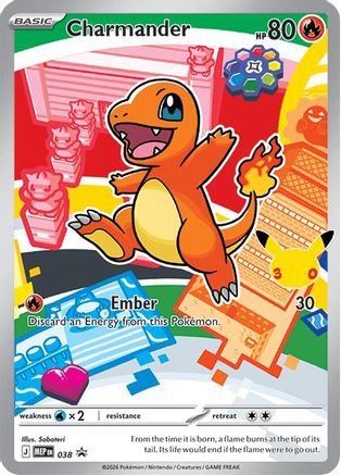 Charmander - (038) Holofoil [ME Mega Evolution Promo] - Trinity Hobby