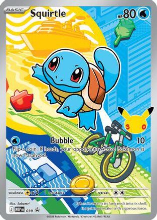 Squirtle - (039) Holofoil [ME Mega Evolution Promo] - Trinity Hobby
